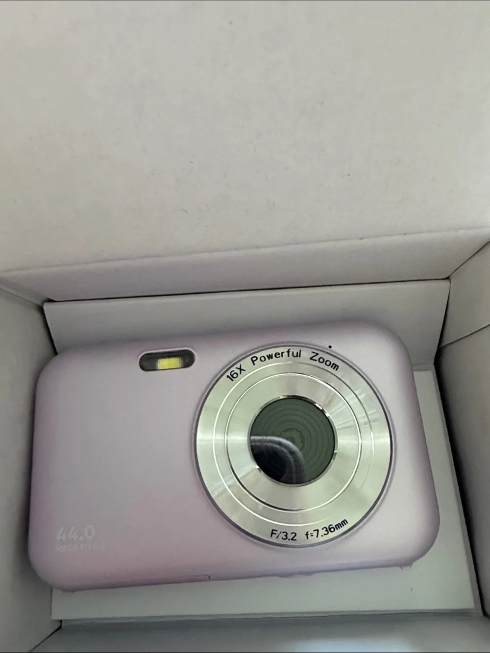 Amazon Black Compact Digital Camera with Silver Lens Ring